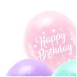 balony eco happy birthday mix partydeco 10 5 szt