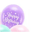 balony eco happy birthday mix partydeco 10 5 szt