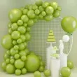 balony eco oliwkowy partydeco 12 10 szt