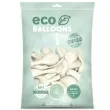 balony ekologiczne bialy metalik partydeco 10 100 szt