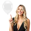 balony ekologiczne bialy metalik partydeco 12 10 szt