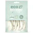 balony ekologiczne bialy metalik partydeco 12 10 szt