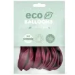balony ekologiczne bordo partydeco 10 10 szt