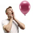 balony ekologiczne bordowy metalik partydeco 12 10 szt