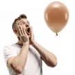 balony ekologiczne brazowe czekoladowe partydeco 10 10 szt