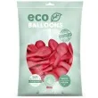 balony ekologiczne czerwone jasne partydeco 10 100 szt