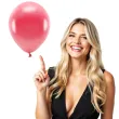 balony ekologiczne czerwony jasny metalik partydeco 12 100 szt