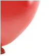 balony ekologiczne czerwony metalik partydeco 10 100 szt