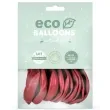 balony ekologiczne czerwony metalik partydeco 12 10 szt
