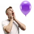 balony ekologiczne fioletowy metalik partydeco 12 10 szt