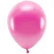 balony ekologiczne fuksja metalik partydeco 10 10 szt
