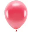 balony ekologiczne jasnoczerwony metalik partydeco 10 10 szt