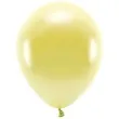 balony ekologiczne jasnozloty metalik partydeco 10 10 szt