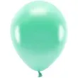 balony ekologiczne mietowy ciemny metalik partydeco 10 100 szt