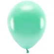 balony ekologiczne mietowy ciemny metalik partydeco 12 10 szt