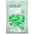 balony ekologiczne mietowy metalik partydeco 12 100 szt
