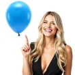 balony ekologiczne niebieski partydeco 10 100 szt