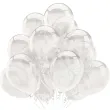 balony ekologiczne transparentne partydeco 10 10 szt
