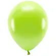 balony ekologiczne zielone jabluszko metalik partydeco 12 10 szt