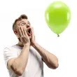 balony ekologiczne zielone jabluszko metalik partydeco 12 100 szt