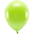 balony ekologiczne zielone jabluszko metalik partydeco 12 100 szt