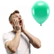 balony ekologiczne zielony metalik partydeco 10 10 szt