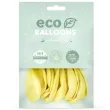 balony ekologiczne zolte jasne partydeco 10 10 szt