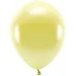 balony ekologiczne zolty jasny metalik partydeco 10 100 szt
