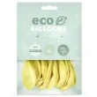 balony ekologiczne zolty jasny metalik partydeco 12 10 szt