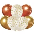 balony elegant beauty and charm zloto miedziany godan 12 7 szt