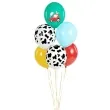 balony farma mix partydeco 12 6 szt