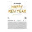 balony foliowe napis happy new year zloty partydeco 370 cm 12 szt