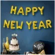 balony foliowe napis happy new year zloty partypal 16 12 szt