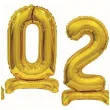 balony foliowe nowy rok 2025 stojace zloty godan 15 dgt