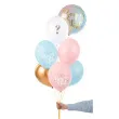 balony gender reveal boy or girl pastel mix partydeco 12 50 szt