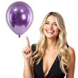 balony glossy fioletowe partydeco 12 50 szt