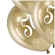 balony glossy liczba 50 zlote partydeco 12 6 szt
