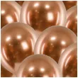 balony glossy miedziany partydeco 12 10 szt