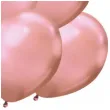 balony glossy rozowe zloto belbal 12 8 szt