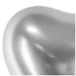 balony glossy serce srebrny partydeco 12 50 szt