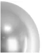 balony glossy srebrne partydeco 12 10 szt
