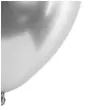 balony glossy srebrne partydeco 12 10 szt