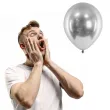 balony glossy srebrne partydeco 12 50 szt