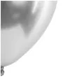 balony glossy srebrne partydeco 12 50 szt