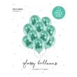 balony glossy zielony butelkowy partydeco 12 10 szt