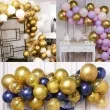 balony glossy zlote partydeco 12 50 szt