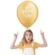 balony greatest of the all zlote qualatex 18 25 szt