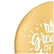 balony greatest of the all zlote qualatex 18 25 szt