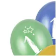balony gwiazdki cyfra 1 mix folat 13 6 szt