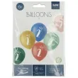 balony gwiazdki cyfra 2 mix folat 13 6 szt